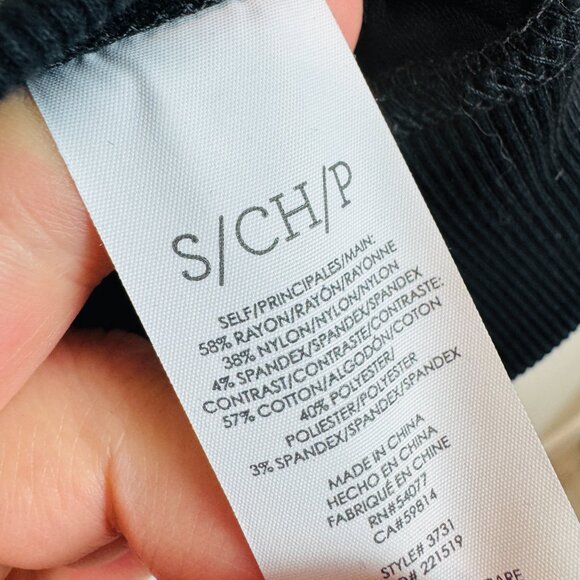 Cabi Chance Bomber Jacket Small black full zip athleisure ruched sleeve  #3731 - Picture 6 of 6